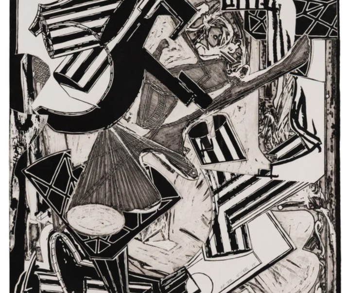 گالری آثار گرافیک فرانک استلا از آمریکا