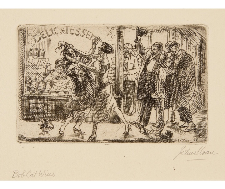 گالری تصویرسازی‌های جان اسلون از آمریکا