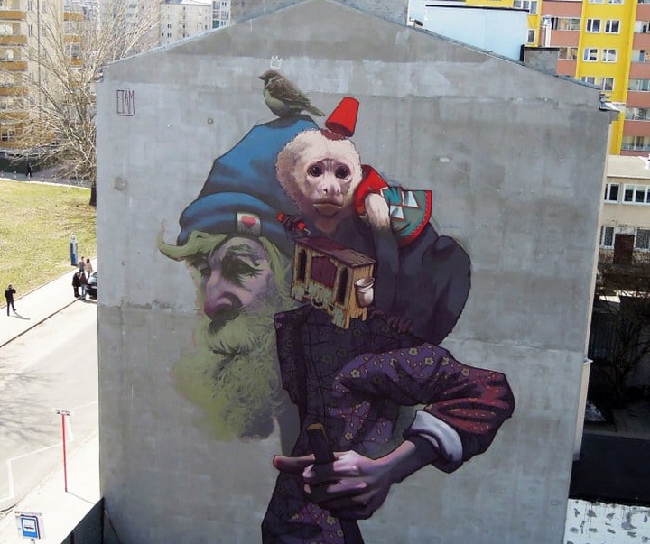 گالری نقاشی های دیواری گروه اِتام کرو از لهستان