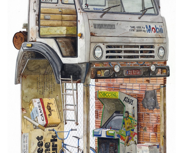 گالری آثار نقاشی آلوارو نادئو از برزیل