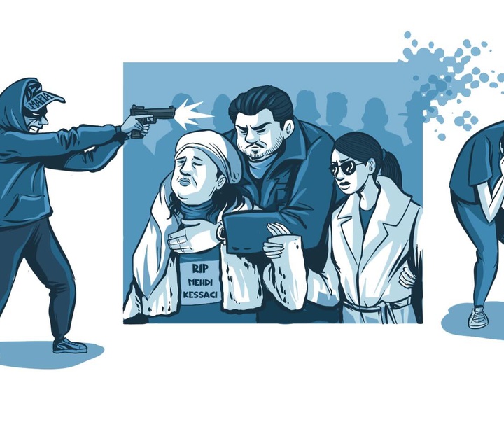 گالری آثار کارتون و کاریکاتور لاتراش یاسین از فرانسه