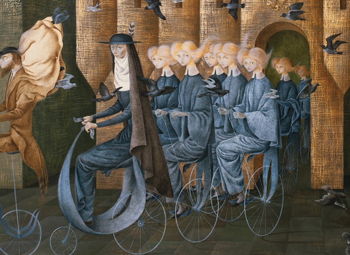 گالری آثار نقاشی رمدیوس وارو هنرمند اسپانیایی مکزیکی