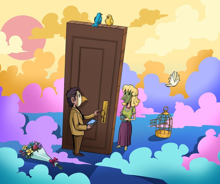 گالری آثار کارتون و کاریکاتور لاتراش یاسین از فرانسه