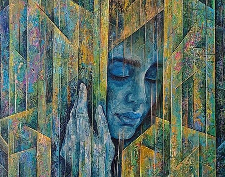 گالری نقاشی های زهره حسنی از ایران