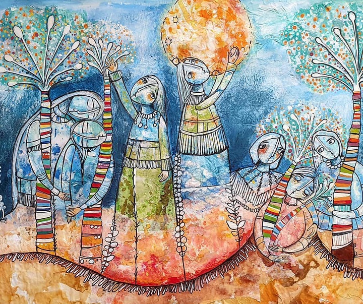 گالری تصویرسازی های مهدیه حیاتی از ایران