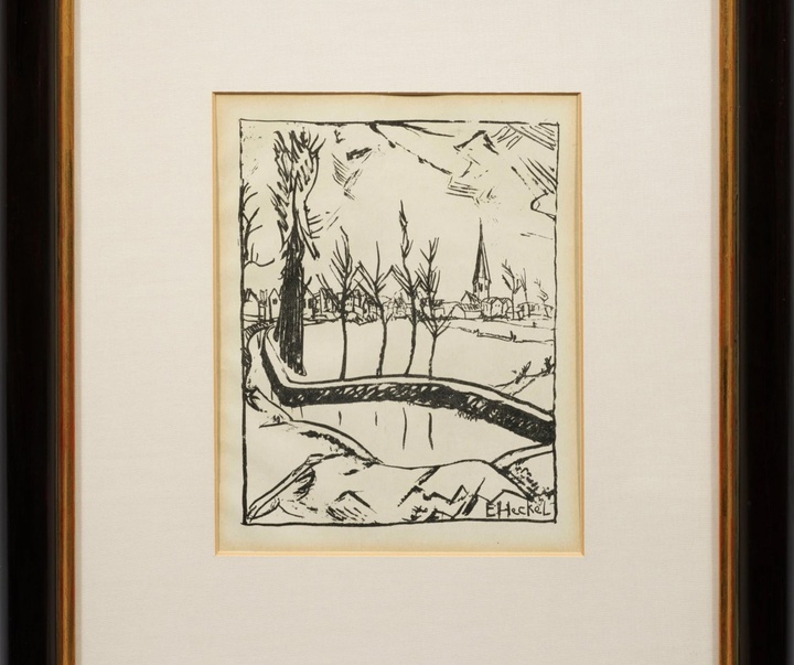 گالری آثار چاپ و گرافیک اریش هکل از آلمان