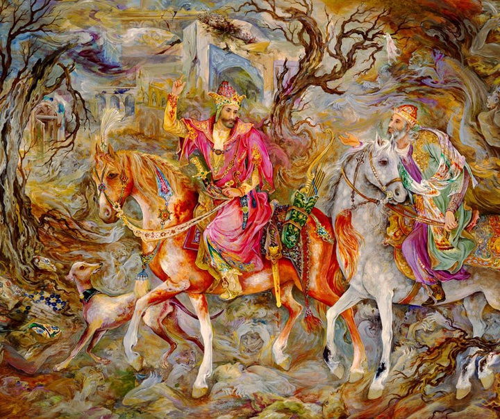 گالری آثار نگارگری محمود فرشچیان