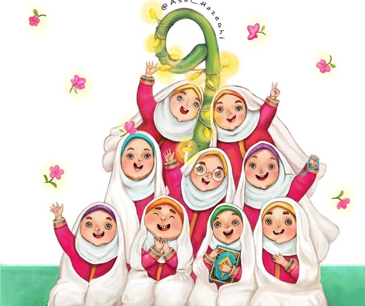 گالری آثار تصویرسازی عسل حاذقی از ایران