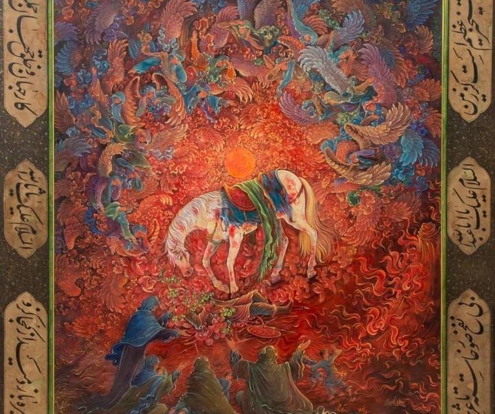 گالری آثار نگارگری رضا بدرالسماء از ایران