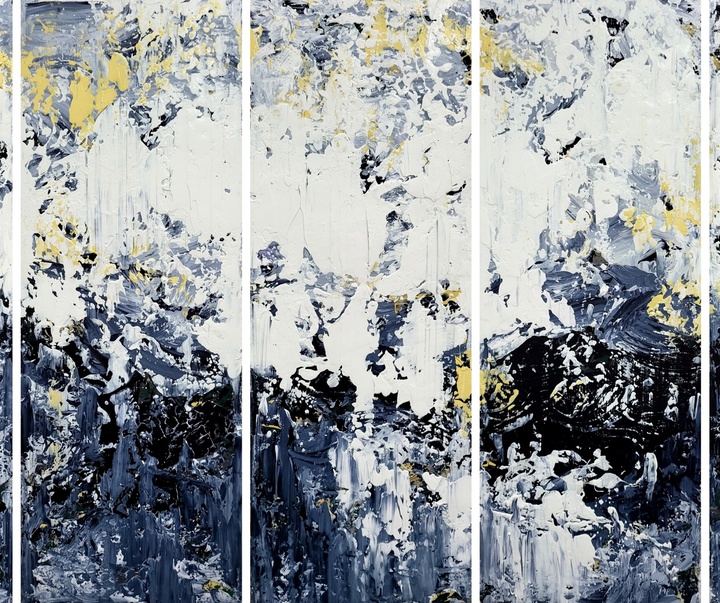 گالری آثار نقاشی انتزاعی الکس سنچنکو از بریتانیا