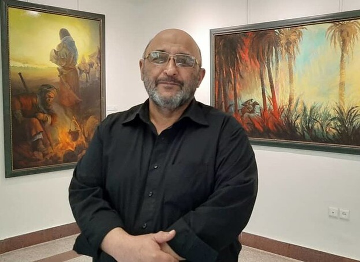 نمایشگاه آثار نقاشی عبدالحمید قدیریان در گالری حبیب‌اله صادقی