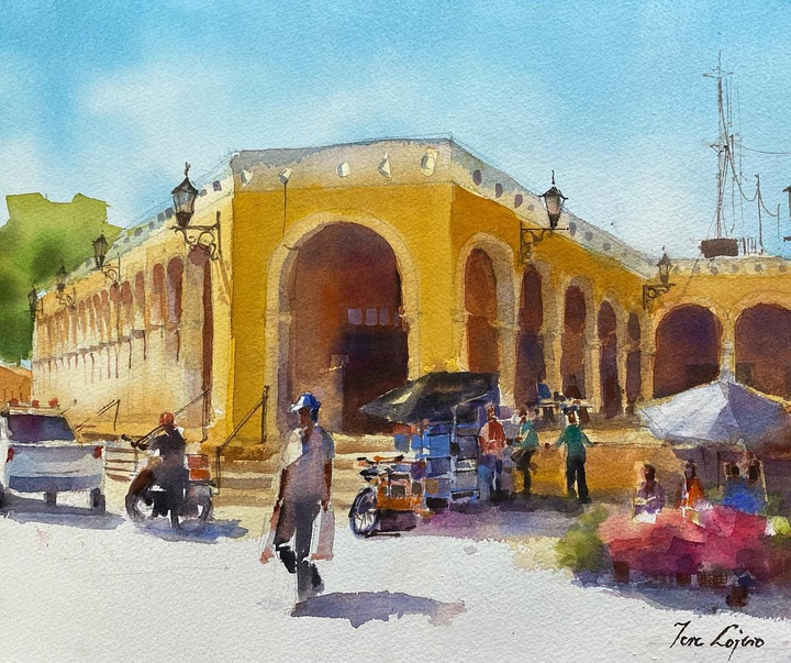 گالری آثار آبرنگ تره لوجرو از مکزیک