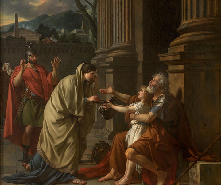 belisarius by jacques louis david