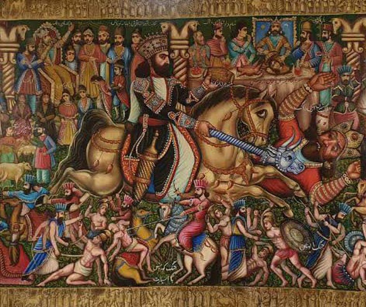 گالری نقاشی های نو قهوه خانه ای مهدی طالعی‌نیا از ایران