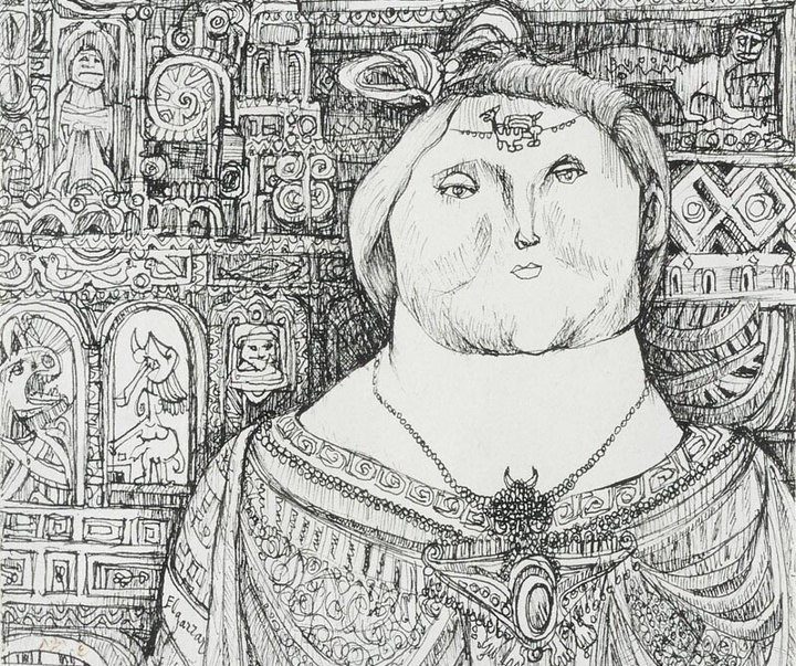 گالری آثار طراحی و نقاشی عبدالهادی الغزار از مصر