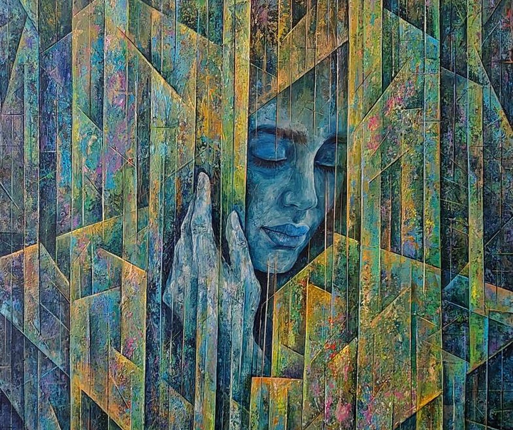 گالری نقاشی های زهره حسنی از ایران