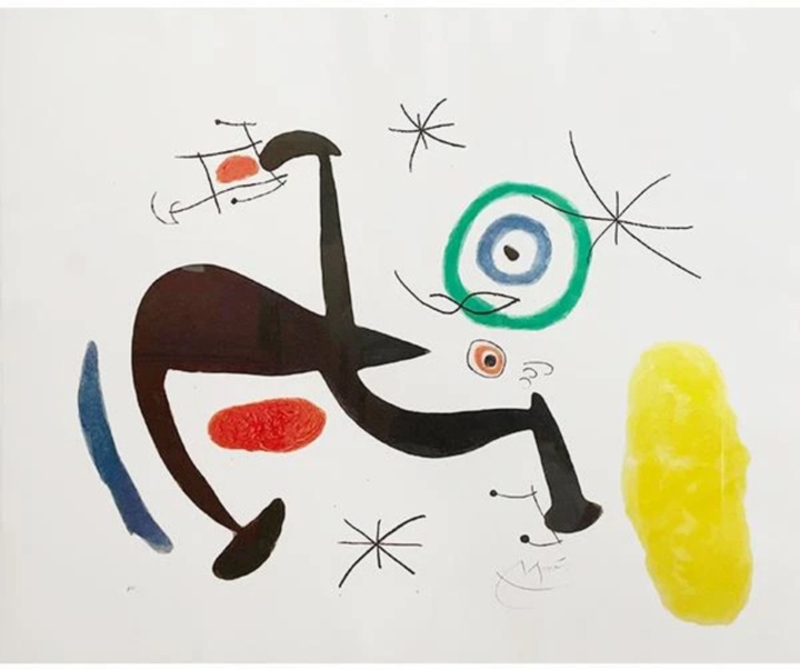 گالری آثار نقاشی خوان میرو از اسپانیا