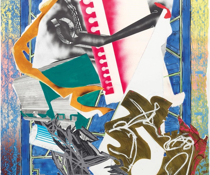 گالری آثار گرافیک فرانک استلا از آمریکا