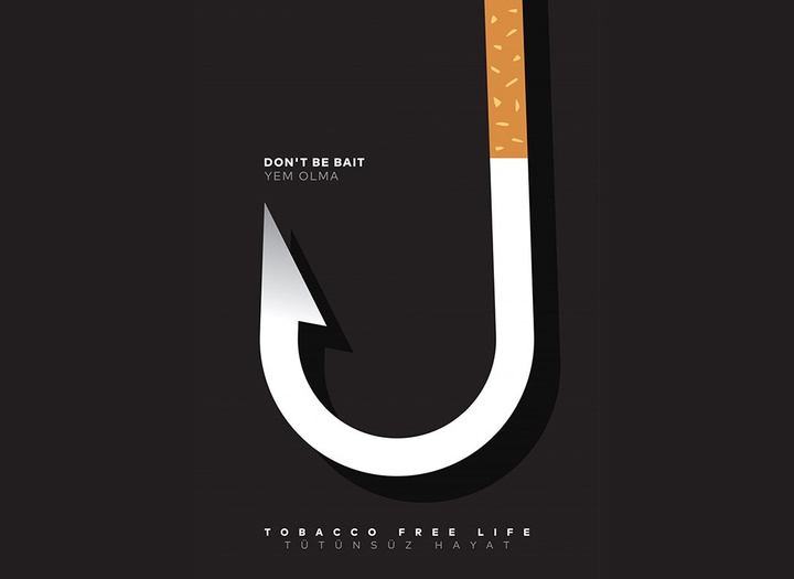 گالری ۱۰۰ پوستر برتر درباره سیگار در جهان