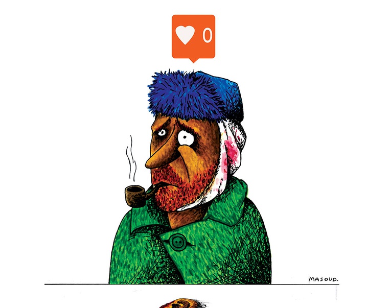 گالری کارتون‌های مسعود ماهینی از ایران