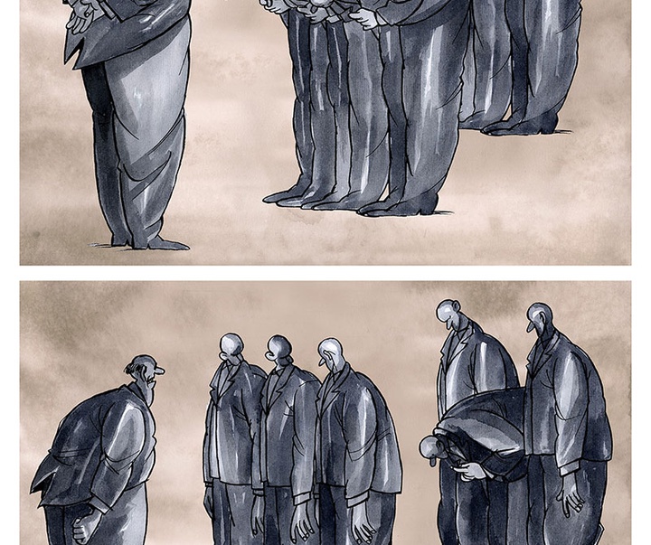 گالری آثار برندگان کارتونیست ایرانی در مسابقات بین المللی