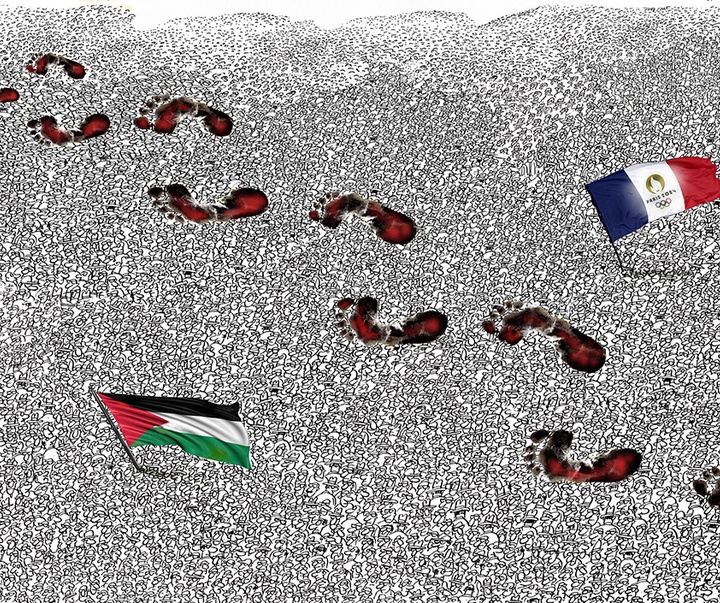 گالری آثار مسابقه بین‌المللی کارتون بایکوت نسل کشی 2024 - بخش اول