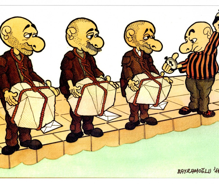 گالری آثار کارتون رجب بایرام اوغلو از ترکیه