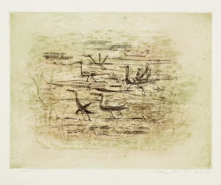 گالری آثار نقاشی زاوو ووکی هنرمند چینی فرانسوی