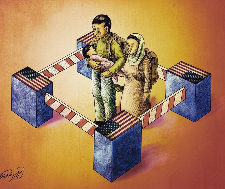 گالری کارتون‌های جواد تکجو از ایران