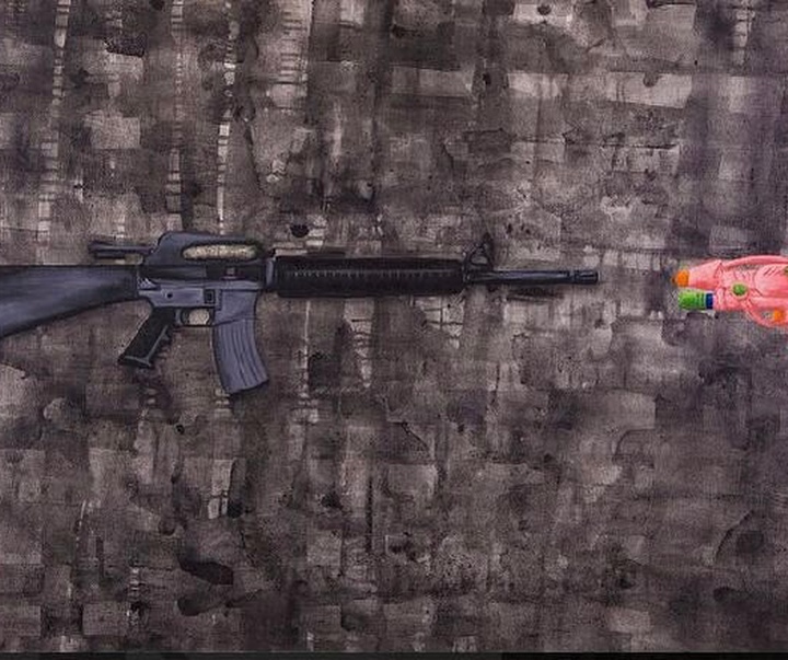 گالری نقاشی های ابراهیم جوابره از فلسطین