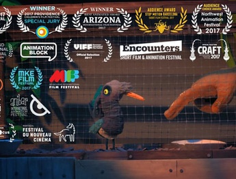 "چسب پرنده" انیمیشنی درباره تجارت پرندگان