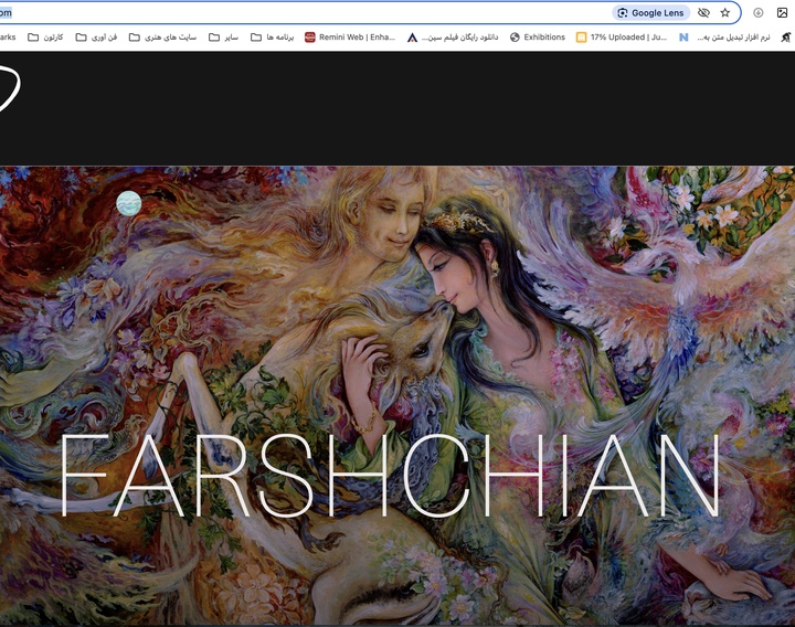 وب‌سایت رسمی محمود فرشچیان؛ پیوند هنر سنتی ایران با دنیای دیجیتال