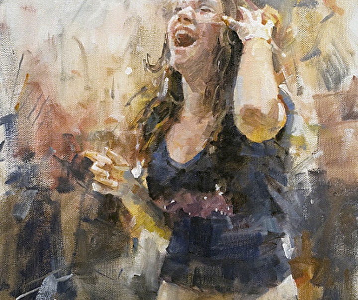 گالری آثار نقاشی رنگ روغن جیمز کراندال از آمریکا