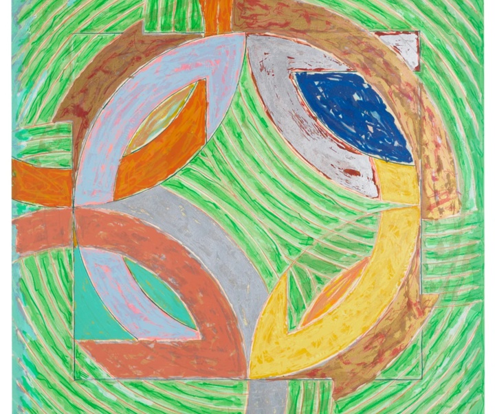 گالری آثار گرافیک فرانک استلا از آمریکا