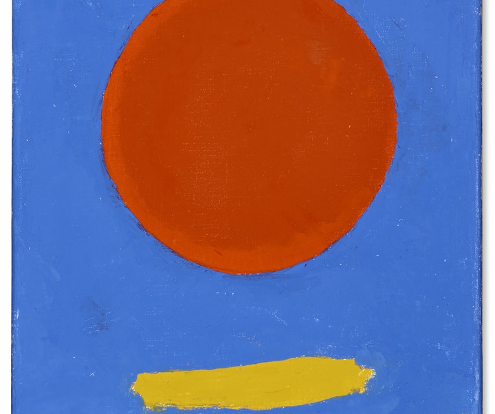 گالری نقاشی‌های انتزاعی اتل عدنان هنرمند لبنانی آمریکایی