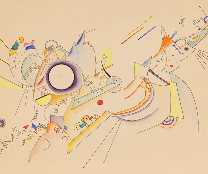 گالری آثار نقاشی واسیلی کاندینسکی از روسیه