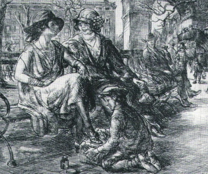 گالری تصویرسازی‌های جان اسلون از آمریکا