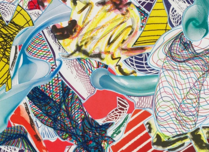 گالری آثار گرافیک فرانک استلا از آمریکا