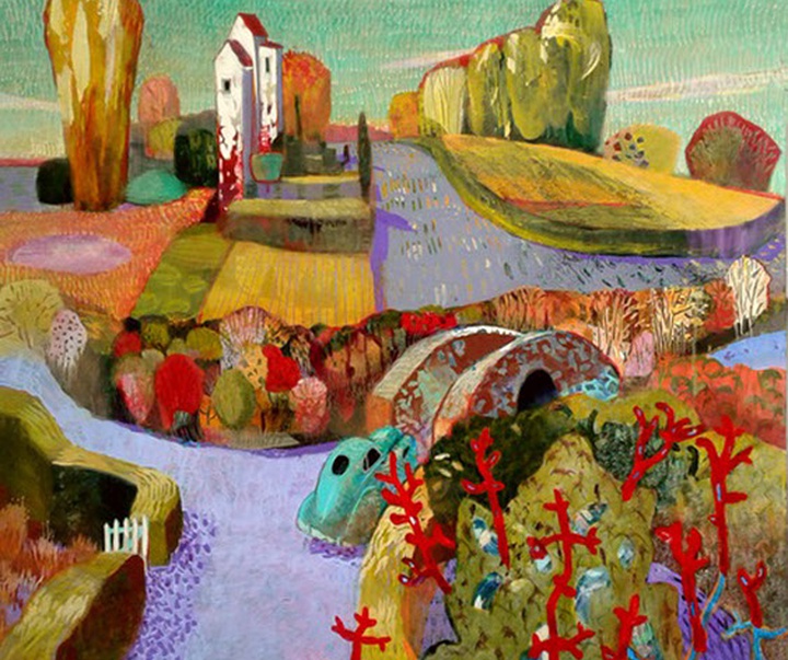 گالری آثار نقاشی اکرلیک پاول یورگنسن از کانادا