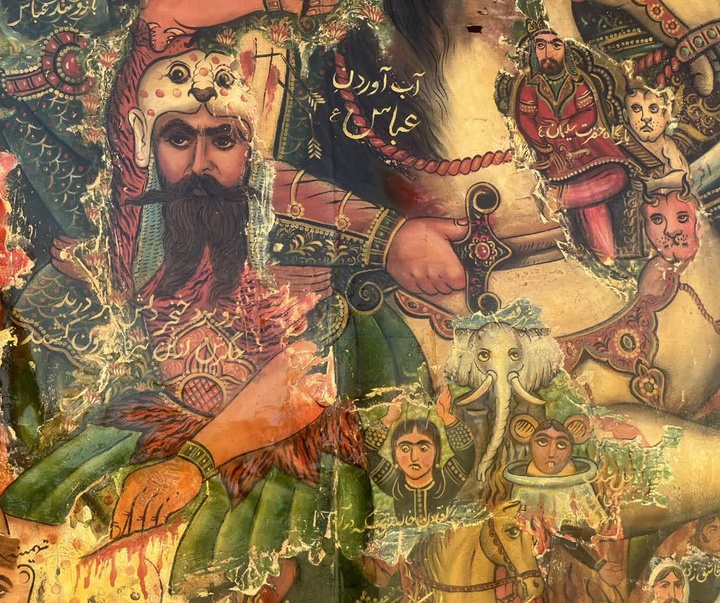گالری نقاشی های نو قهوه خانه ای مهدی طالعی‌نیا از ایران