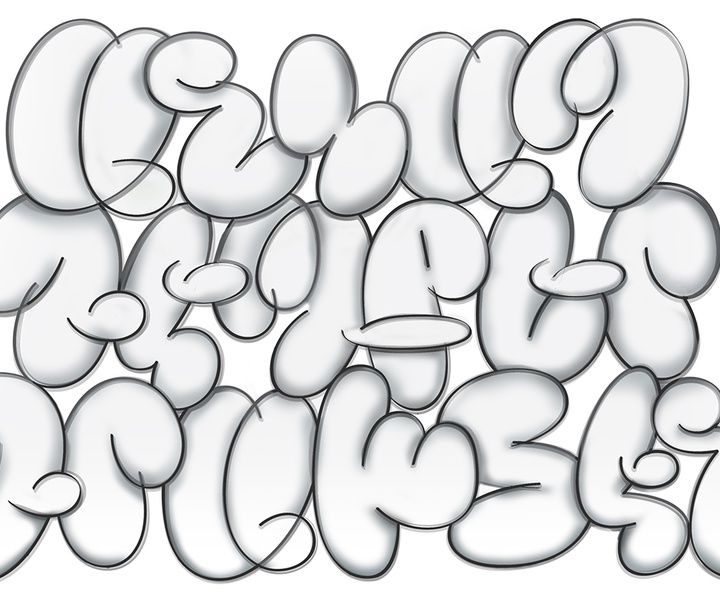 گالری آثار طراحی حروف خاجاق آپلیان از ارمنستان