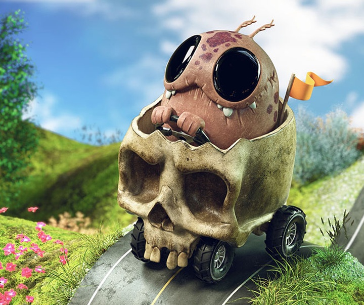 گالری آثار گرافیک سه بعدی خوزه کارلوس از کاستاریکا