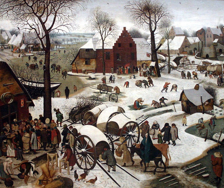 le denombrement de bethleem by pieter brueghel the younger