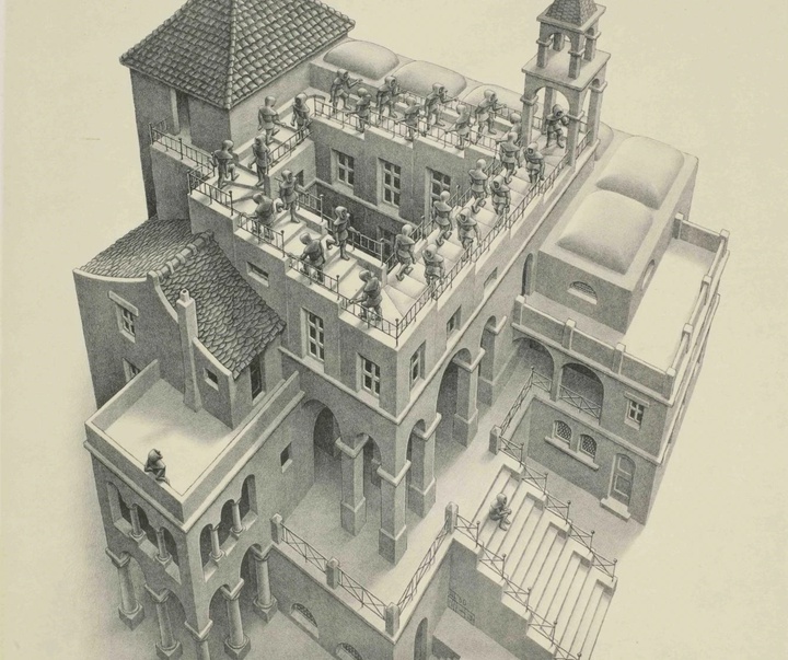 گالری آثار گرافیک موریس کورنلیس اشر از هلند