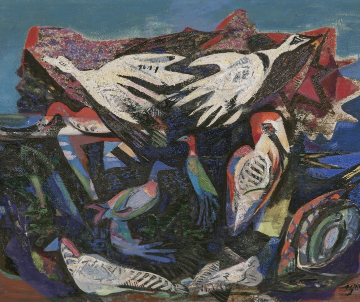 گالری آثار نقاشی و کلاژ ایلین آگار هنرمند آرژانتینی - بریتانیایی