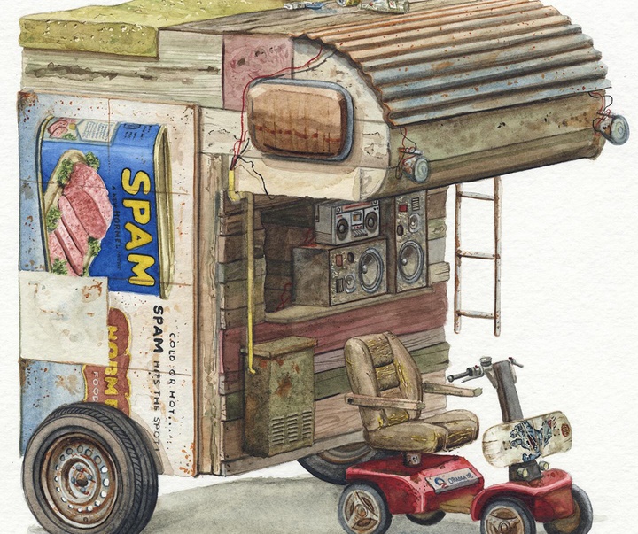 گالری آثار نقاشی آلوارو نادئو از برزیل