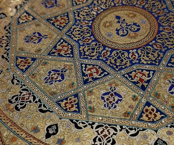 گالری آثار تذهیب محسن آقامیری از ایران
