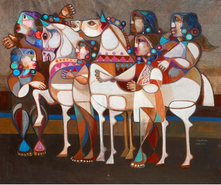 گالری آثار نقاشی عامر العبیدی از عراق