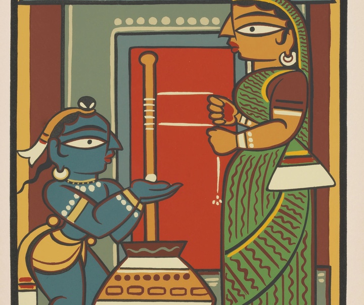 گالری آثار نقاشی جامینی روی از هند