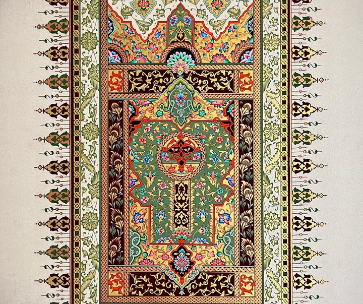 گالری آثار گل و مرغ و تذهیب آرمین رهبر از ایران